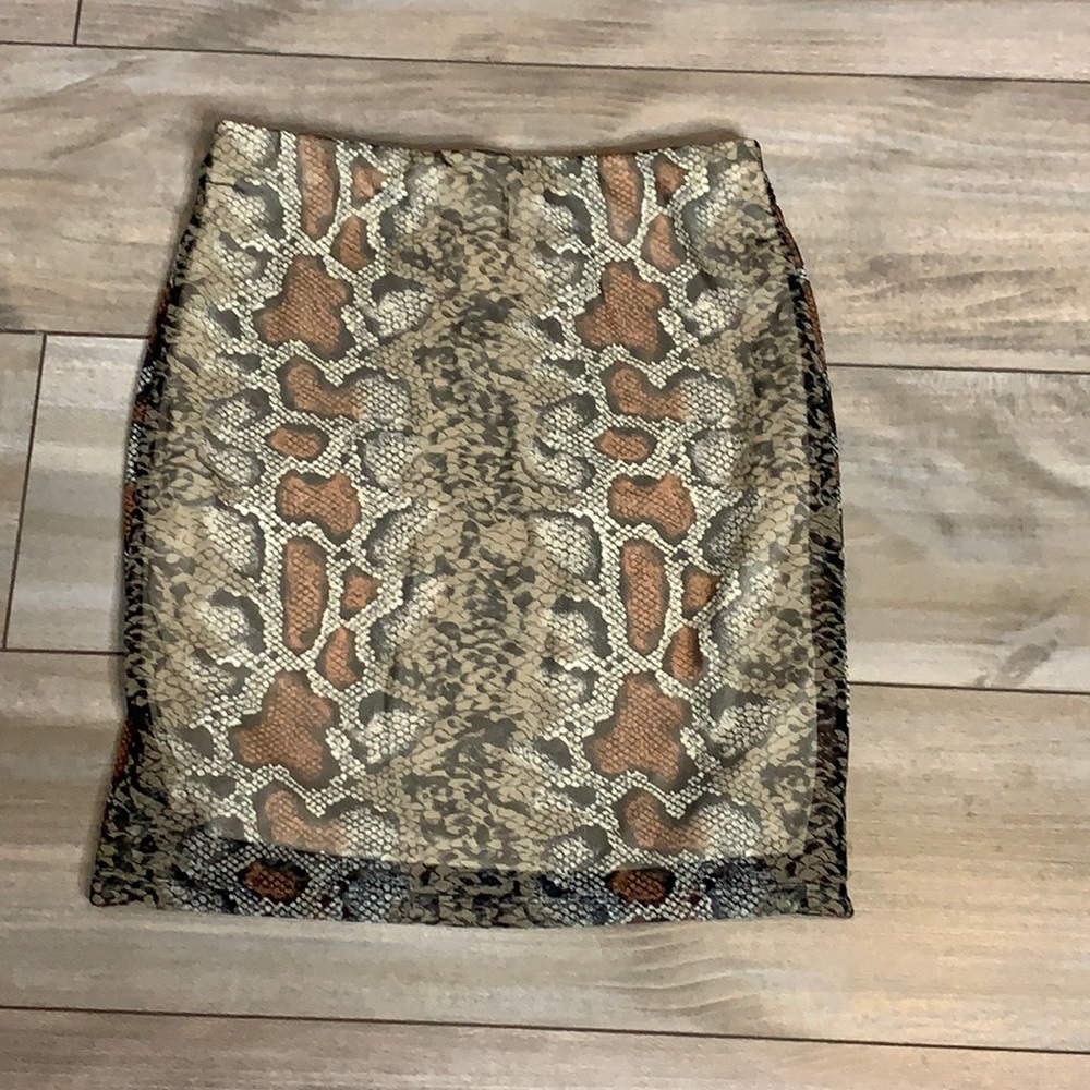A’Gaci Snake print Skirt size medium